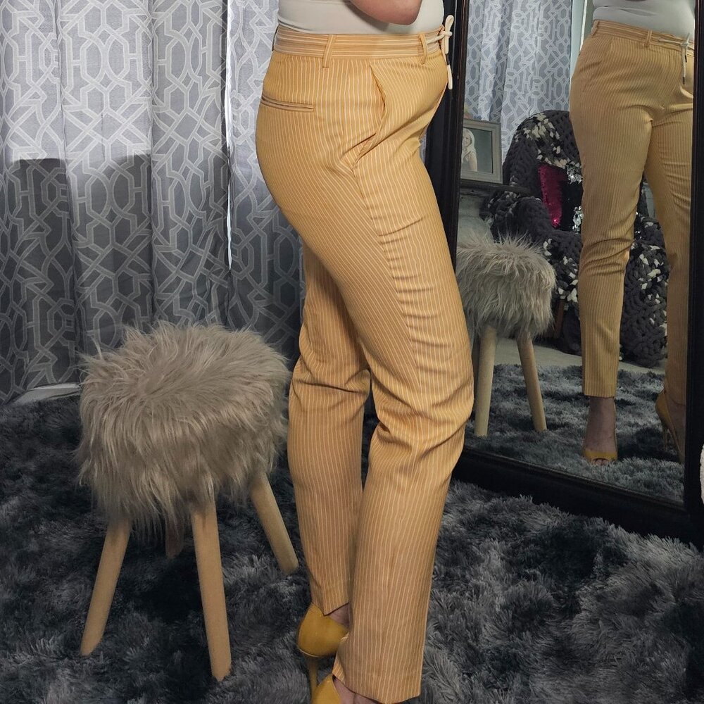 ASOS Design Pinstripe Drawstring Pants – W32 L30 - Picture 4 of 7